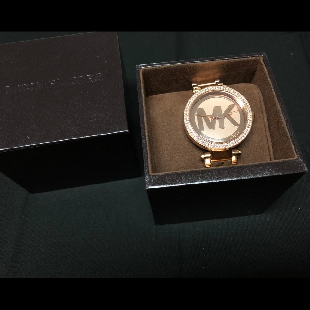 Michael Kors Rose-Gold Bracelet Watch
